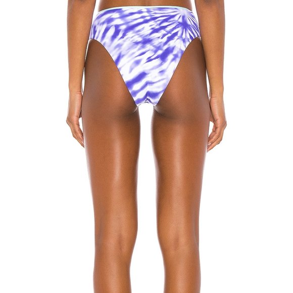 NWT Seafolly X Revolve Beach Break High Rise Bottom in Dazzling Blue - Picture 1 of 10